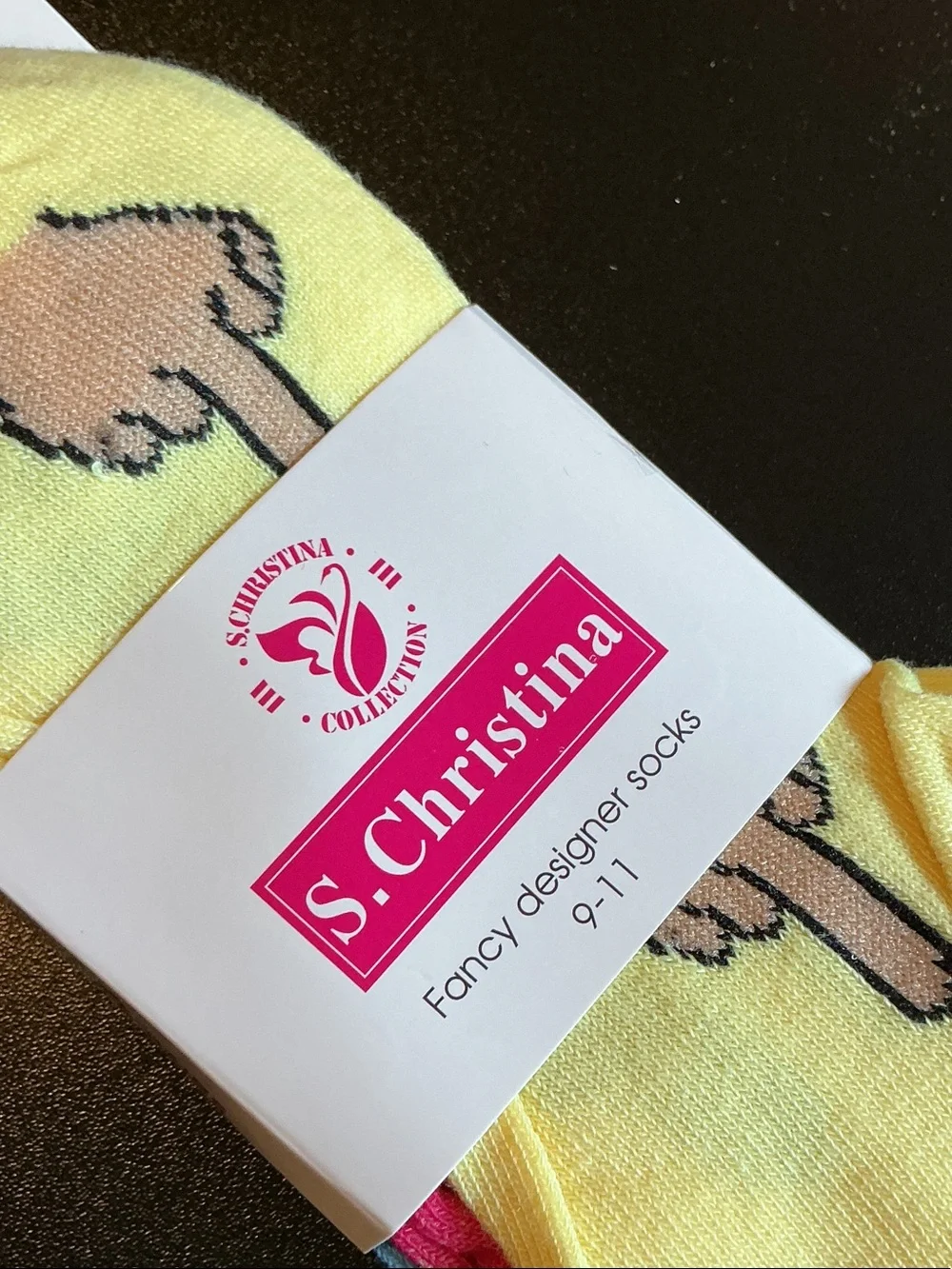 S. Christina Novelty Crew Socks 3 pack
